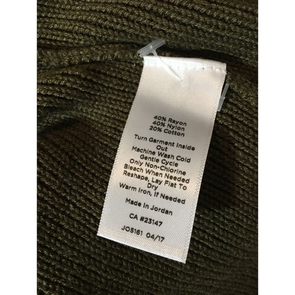 Talbots Olive Green/Brown Sweater-- Size LP - Picture 7 of 8